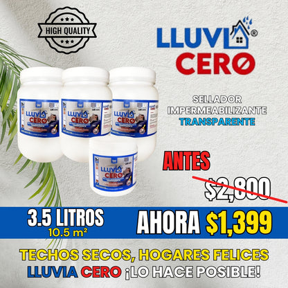 PROMOCIÓN LLUVIA CERO IMPERMEABILIZANTE SELLADOR