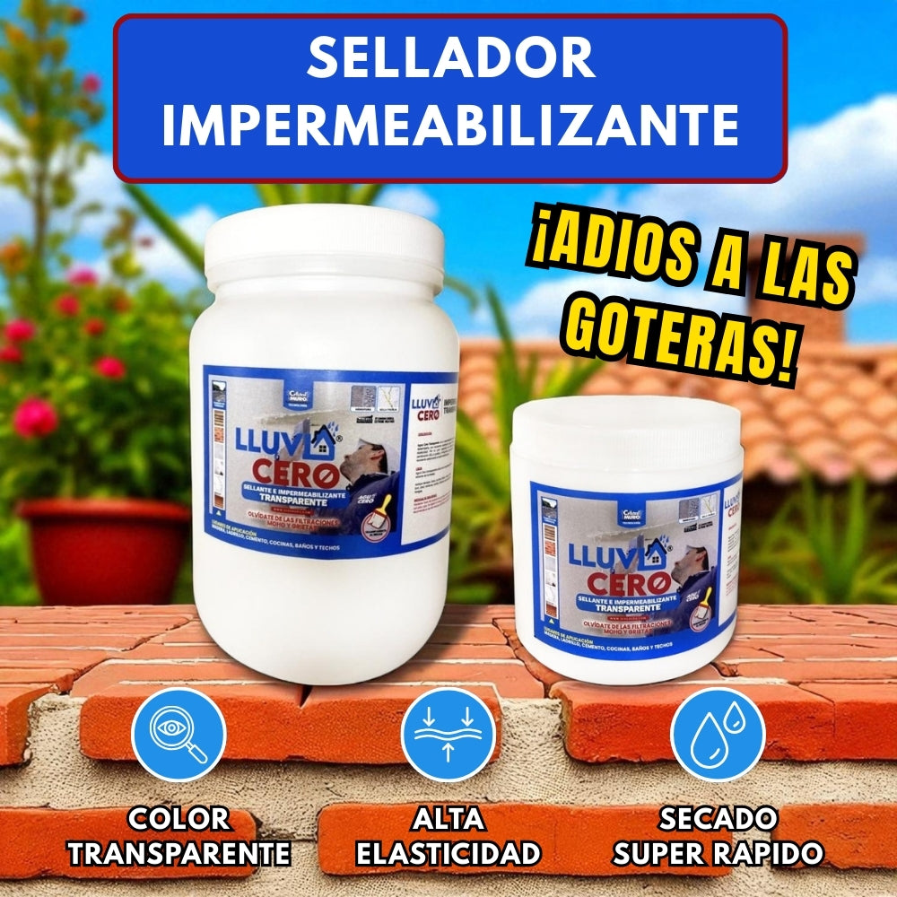 PROMOCIÓN LLUVIA CERO IMPERMEABILIZANTE SELLADOR