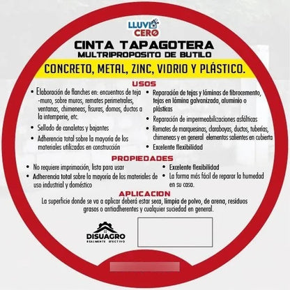 CINTA TAPAGOTERAS LLUVIA CERO