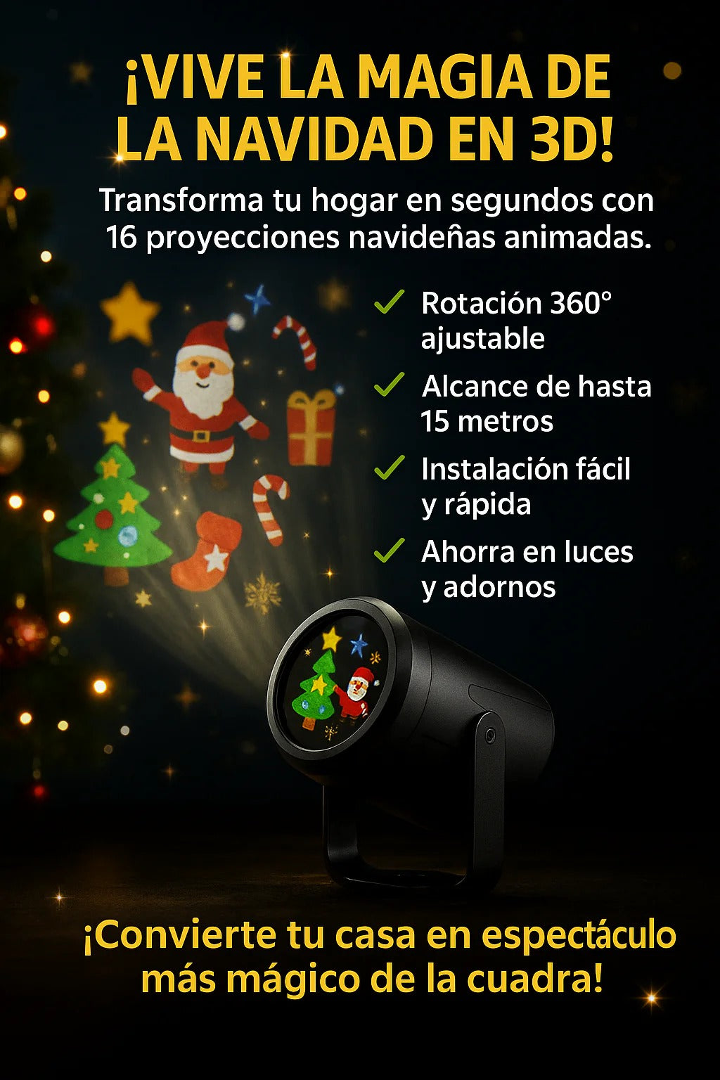 PROYECTOR NAVIDEÑO MAGICLUZ™